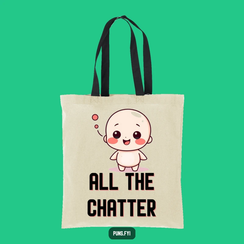 Funny Speech Bubble Tote Bag: Carry Your Conversations in Style